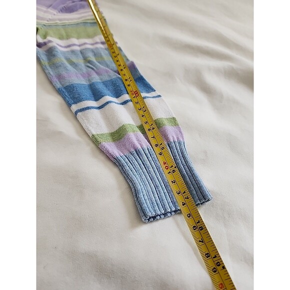 Eddie Bauer Cardigan Sweater Women Sz Small Pima Cotton V-neck Pastel Soft Girl - Picture 6 of 7